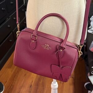 Coach limited edition pink Rowan Satchel